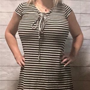Striped dress XS
